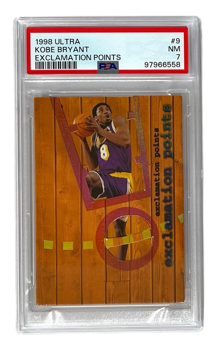 1998 Ultra Kobe Bryant | Exclamation Points | PSA 7: Authentication has not been performed to guarantee verification