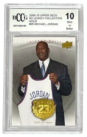 2009 Upper Deck Michael Jordan Collection Gold | BCCG 10