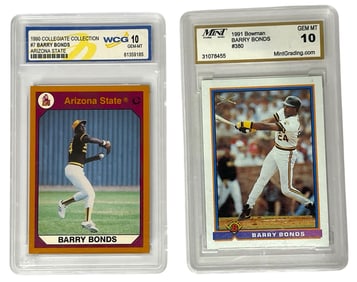 GRADED 10 Barry Bonds Baseball Cards | Sports Collectors Cards