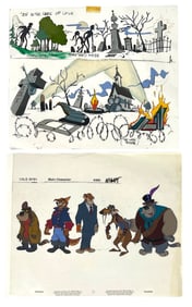 Hand-Painted Animation Cel | Mighty Heroes | NO COA