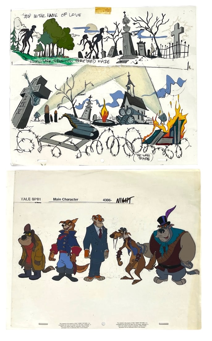 Hand-Painted Animation Cel | Mighty Heroes | NO COA (1 of 1)