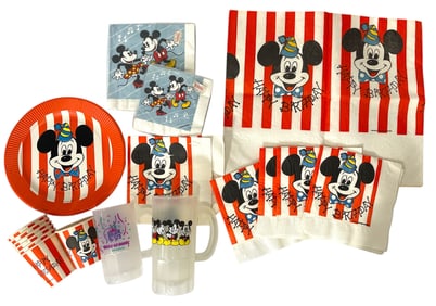 Vintage Mickey Mouse Party Decorations