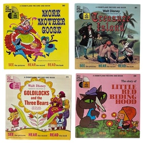 Vintage Disneyland Record and Book Collection