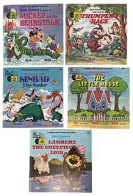 Vintage Disneyland Record and Book Collection