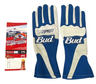 Signed Racing Gloves