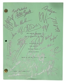 SINGED The Lord Of The Ring Screenplay