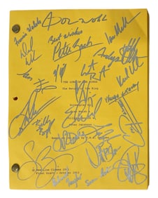SINGED The Lord Of The Ring Screenplay
