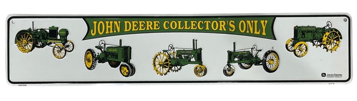 John Deere Metal Sign