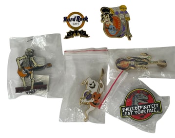 Hard Rock and Jurassic Park Pin Collection