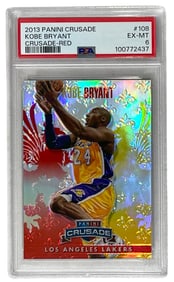 2013 Panini Crusade | Kobe Bryant Crusade Red | PSA 6