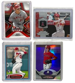 Garrett Richards and Mike Trout | Baseball Collectors Cards