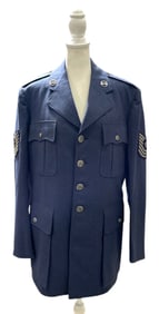 US Air Force Coat Wool Serge Blue