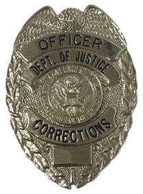 Officer Dept Of Justice | Corrections Badge