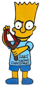 Christmas Bart Simpson Cut Off