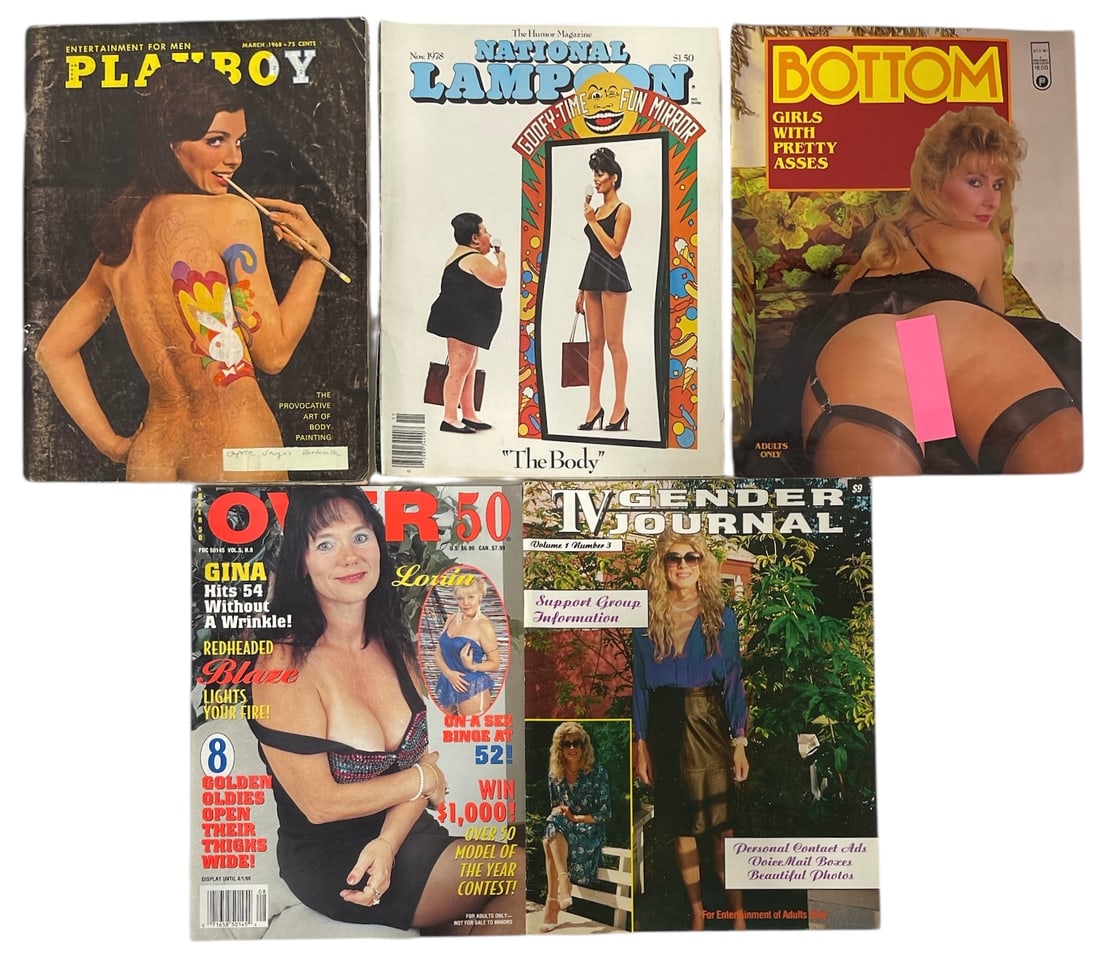Erotic Adult Magazine Collection: Erotic Adult Magazine Collection