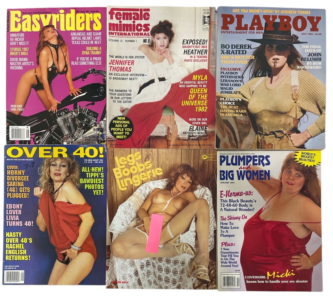 Erotic Adult Magazine Collection: Erotic Adult Magazine Collection