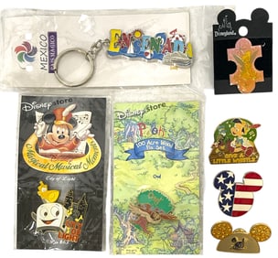 Disney Pins and Keychain Collection