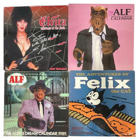 SIGNED Elvira Calendar and Other Calendar Collection