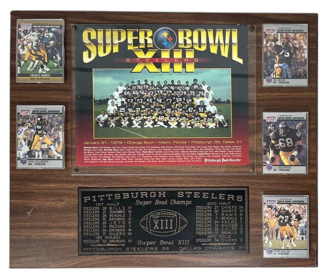 Super Bowl XIII Steelers: Super Bowl XIII Steelers