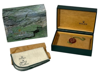 Rolex Box with Rag