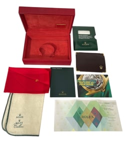 Rolex Box with Rag
