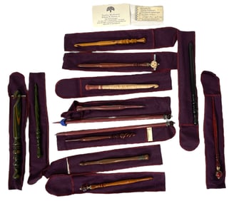Hand Turned Crochet Hook Collection