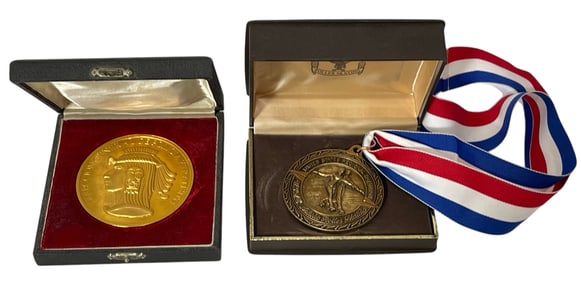 Mexican Commemorative Coins and US Regional Championship Medal