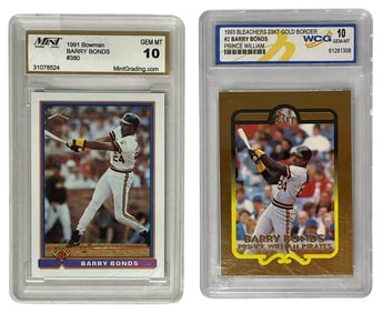 GRADED GEM MT10 Baseball Card Collection