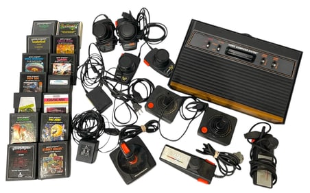 Atari Gaming Console with Games and Controllers | SN 81777320