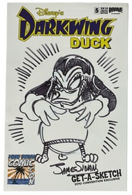 BOOMs Disney Darkwing Duck | SIGNED Original Artwork | NO COA