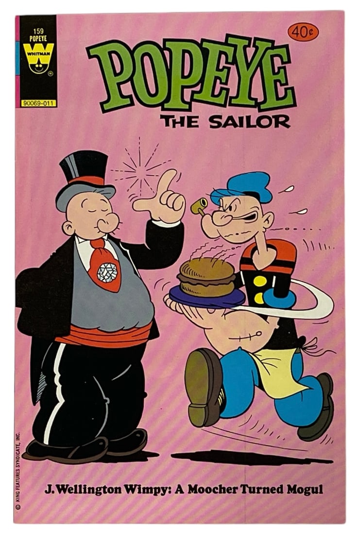 Whitman Comic Book | Popeye The Sailor | No 159: Whitman Comic Book | Popeye The Sailor | No 159