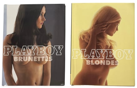 Lot of 2 | Playboy Brunettes and Blondes Book