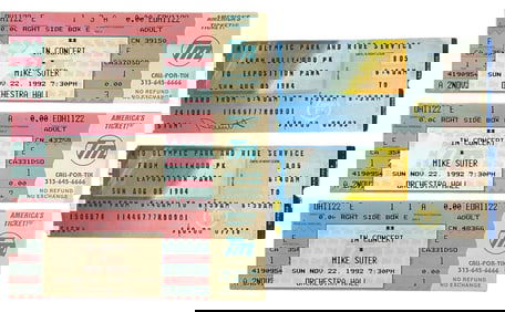Concert Ticket Collection