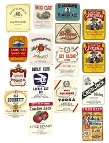 Vintage Liquor Label Collection