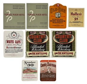 Vintage Liquor Label Collection