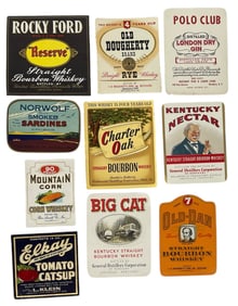 Vintage Liquor Label Collection