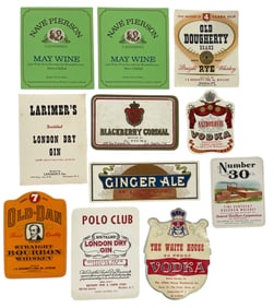 Vintage Liquor Label Collection