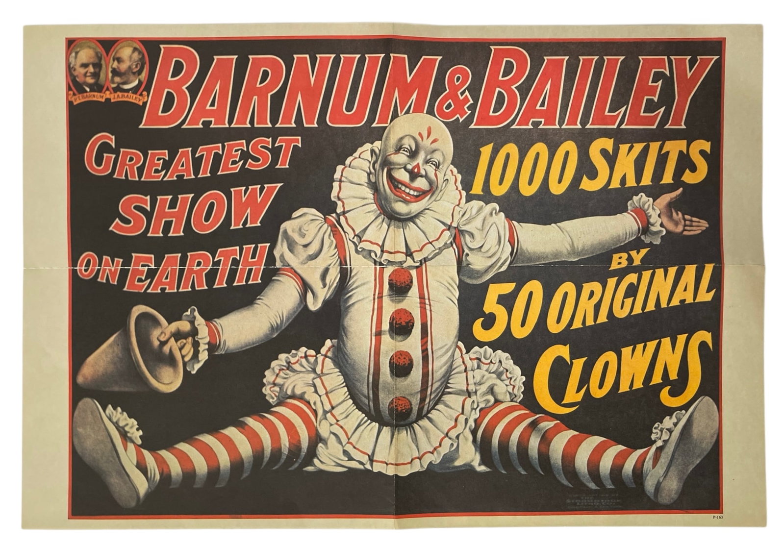 Barnum and Bailey 100 Skits by 50 Original Clowns Poster: Barnum and Bailey 100 Skits by 50 Original Clowns Poster