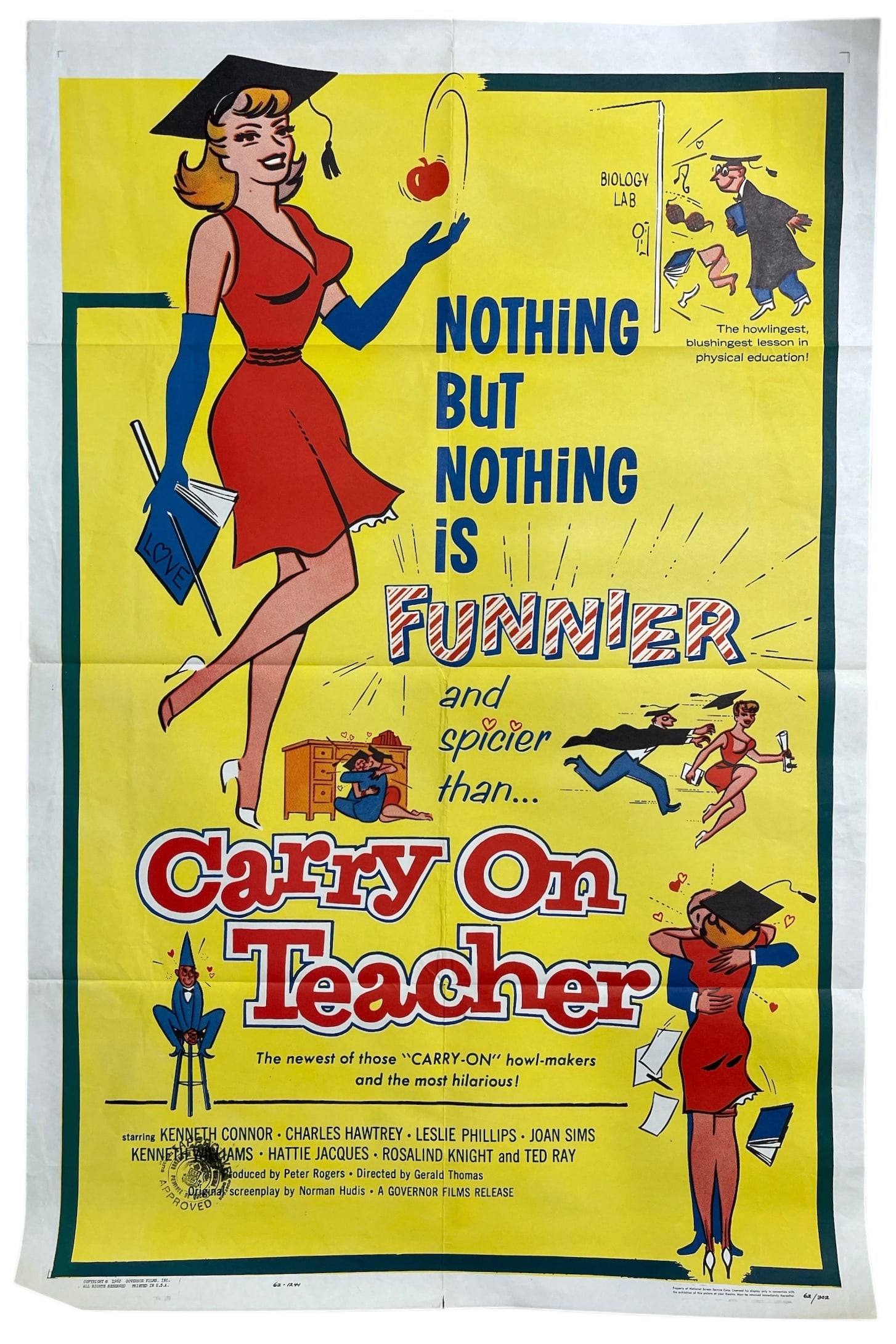 Carry On Teacher | Vintage Movie Poster (1 of 5)