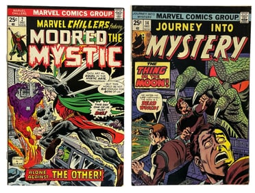 Marvels Modred the Mystic and Journey Into Mystery Comic Books