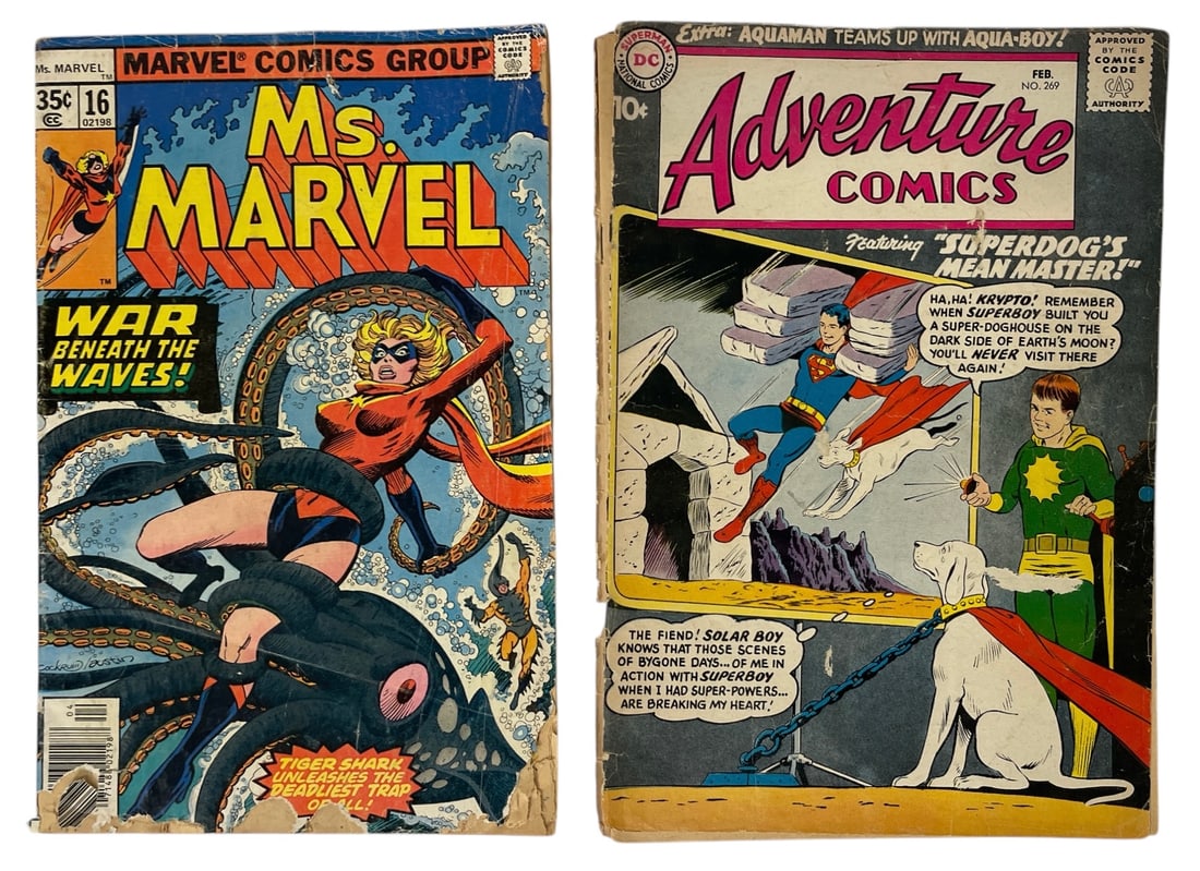 Marvels Ms. Marvel and DCs Adventure Comics | Comic Books (1 of 3)