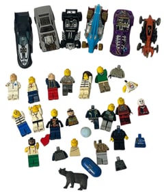 Toy Car and LEGO Figure Collection