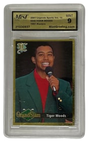 2001 Legends Sports | Tiger Woods | Vol. 13 | Mint 9