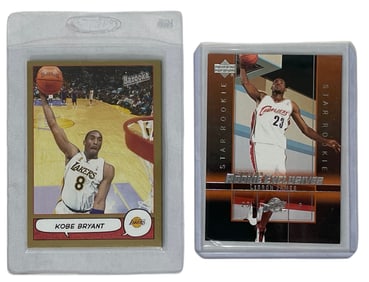 Kobe Bryant and LeBron James | Basketball Collectors Cards