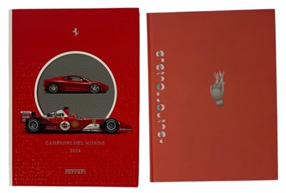 SIGNED 2004 Ferrari Campioni Del Mondo and Art of James Jean | Book Collection