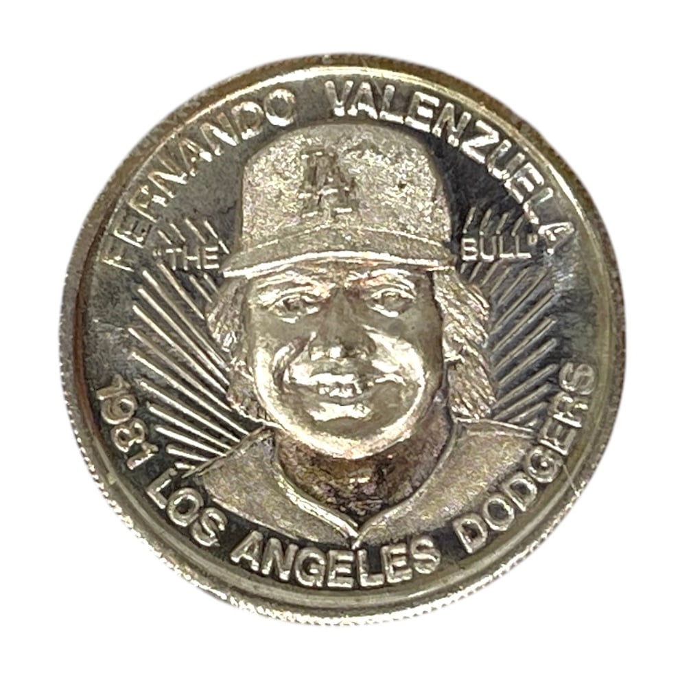 1981 Los Angeles Dodgers | Fernando Valenzuela Coin: 1981 Los Angeles Dodgers | Fernando Valenzuela Coin