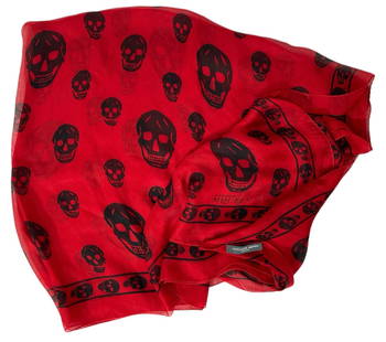 Alexander Mcqueen Skull Silk Scarf: Alexander Mcqueen Skull Silk Scarf