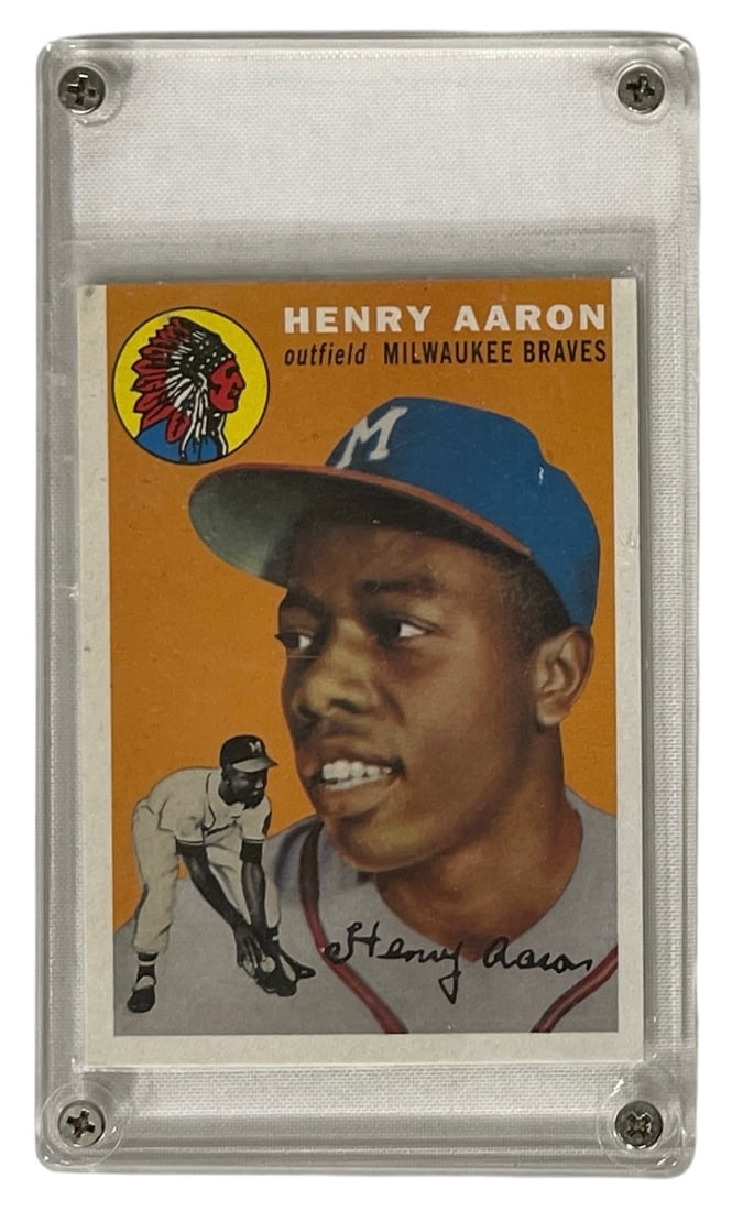 Henry Aaron Baseball Cards | Sports Collectors Cards: AUTHENTICATION HAS NOT BEEN PERFORMED TO GUARANTEE VERIFICATION
