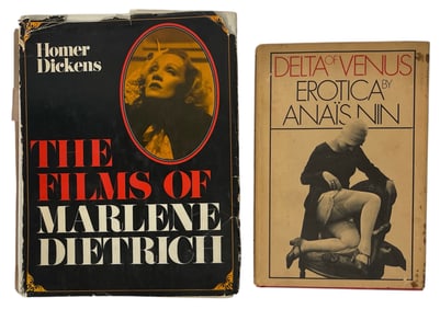 SIGNED The Films of Marlene Dietrich and Delta of Venus Erotica