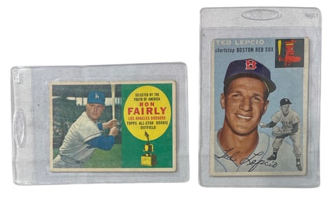 Ron Fairly and Ted Lepcio | Baseball Cards | Sports Collectors Cards